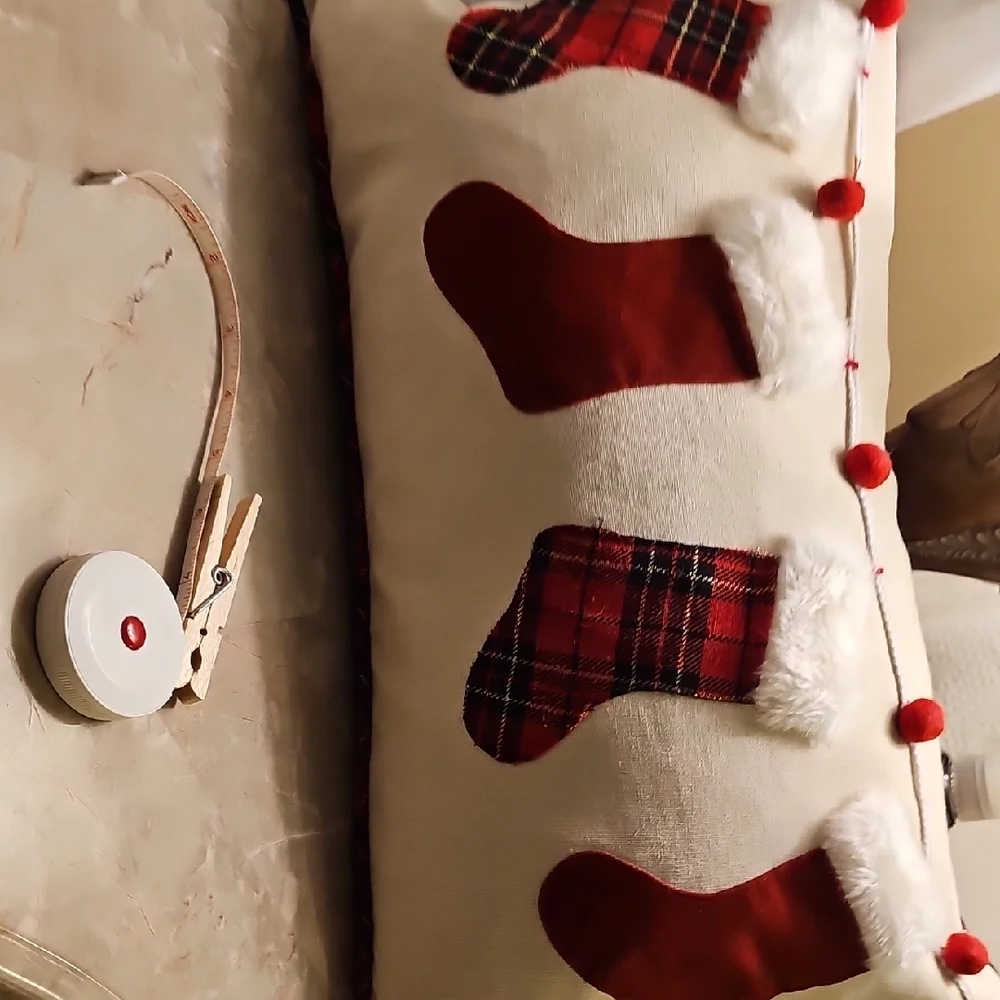 Festive Holiday Stocking Pillow 19